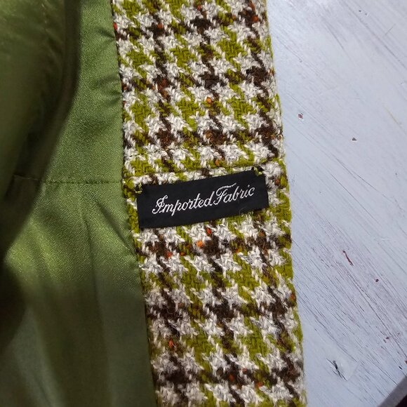 🖤 Dave Bellsey “Bellciette” Vintage 1950s Tweed Suit, Paris Design, Fur Collar - Picture 10 of 14